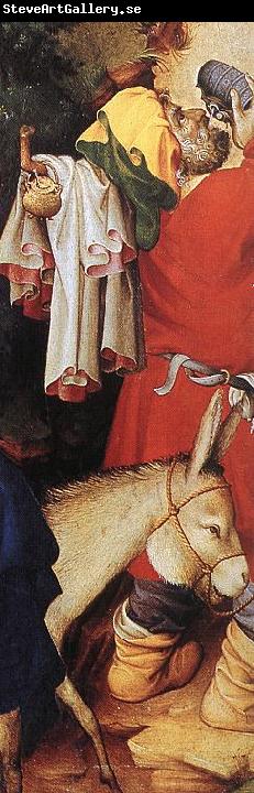 BROEDERLAM, Melchior The Flight into Egypt (detail) dsf